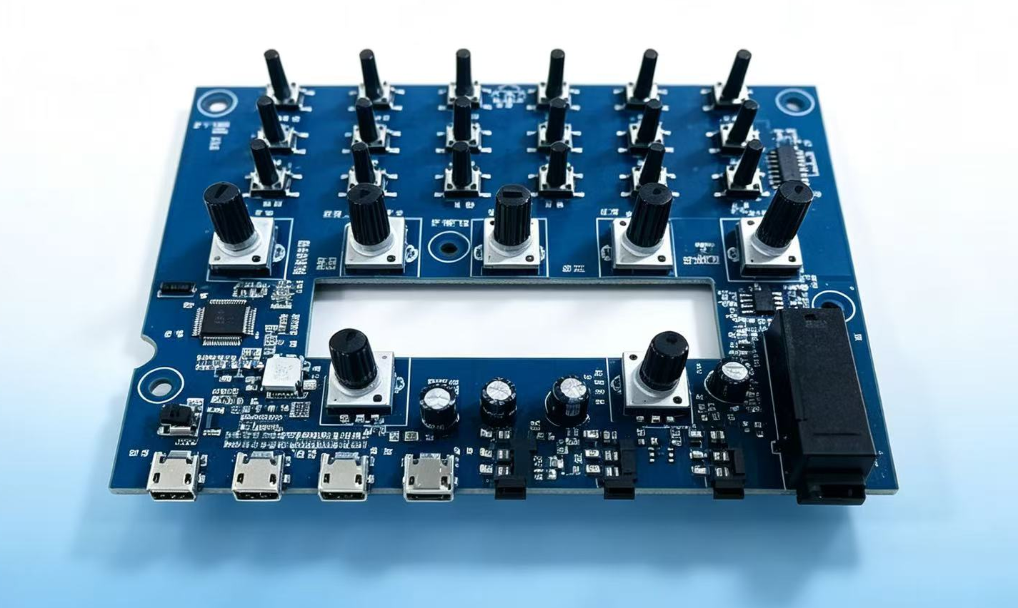 V8声卡PCBA - 芯昌明V8直播声卡音频方案成品板